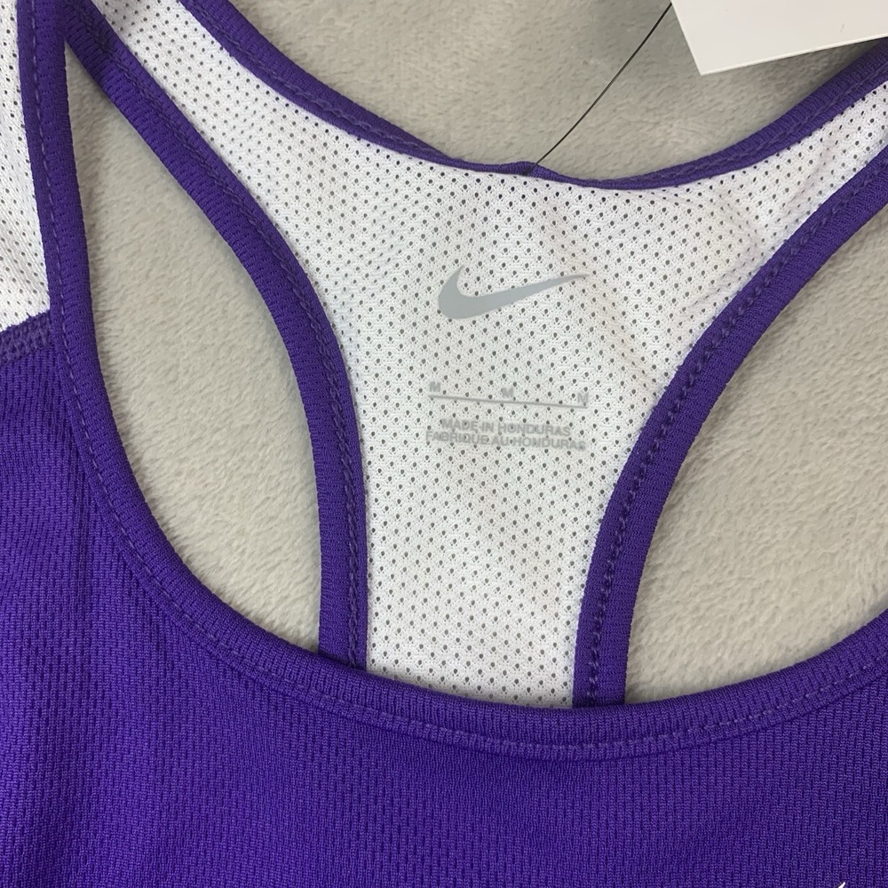 New Nike Stock Race Day Track Singlet Running Tank Womens Medium Purple 897022 - Picture 5 of 7